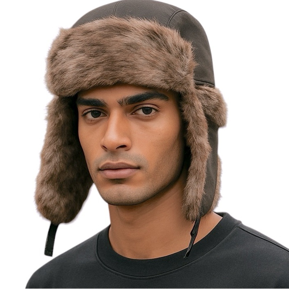 Ski Or Trapper Hat For Outdoor Cold Weather Activities Oversized Os New
